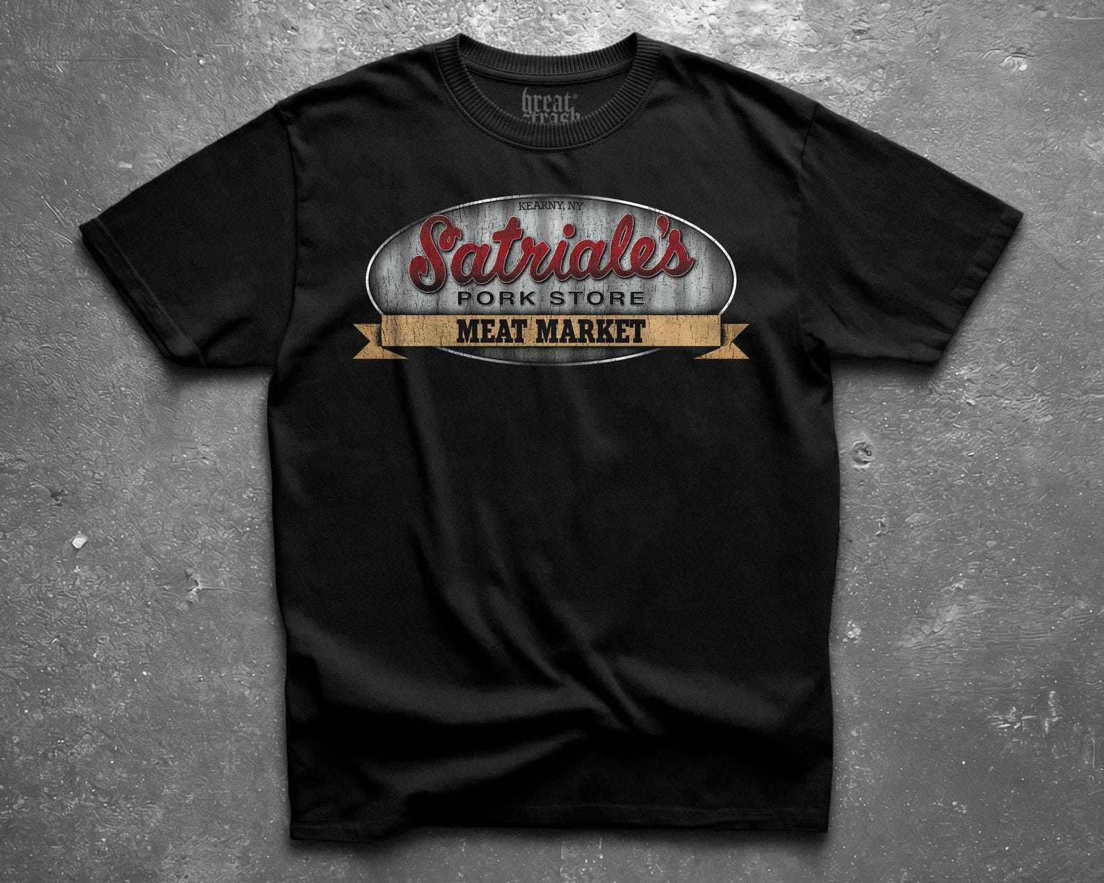 Satriale s Pork Store Shirt, The Sopranos Graphic Tee, Tony Soprano T-Shirt, New Jersey Mafia Style, Mafia Fan Gift, Retro Jersey Deli Tee L