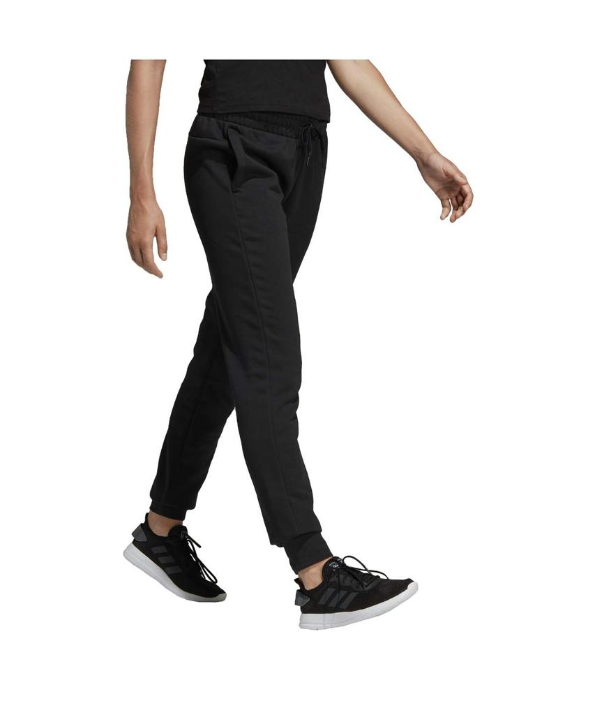 Adidas FRU93 Linear Logo Sweat Japan to Japanese size Women's Pants, Black/White (DP2398), J/OT (equivalent 2L)