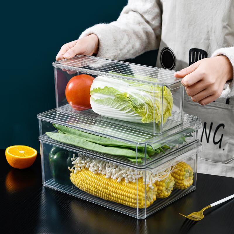 Stackable Transparent Refrigerator Storage Box