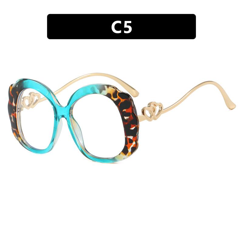 Butterfly Colorful Flat Mirror Anti-blue Light Love Ins Fashion Trend Glasses Frame Internet Celebrity Personalized Glasses Frame