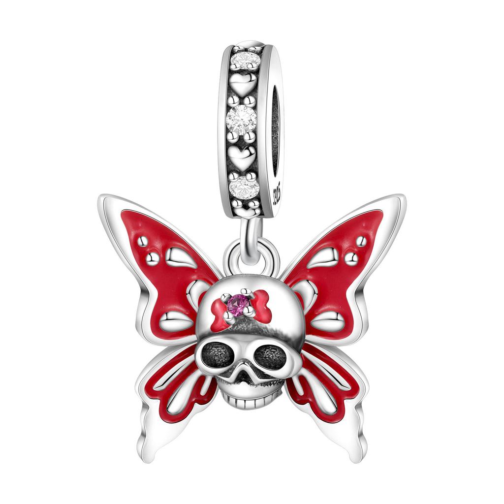 Orstarry Copper Halloween Ghost Beads Original Pendants Bracelet Charm Jewelry Party Diy Trendy Gifts