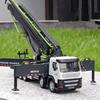 1:50 Modèle de Camion Pompe à Béton Moulé sous Pression Métal Convoyeur de Béton Camion Pompe Véhicule d'Ingénierie de Transport de Ciment Modèle de Voiture Cadeau pour Enfants