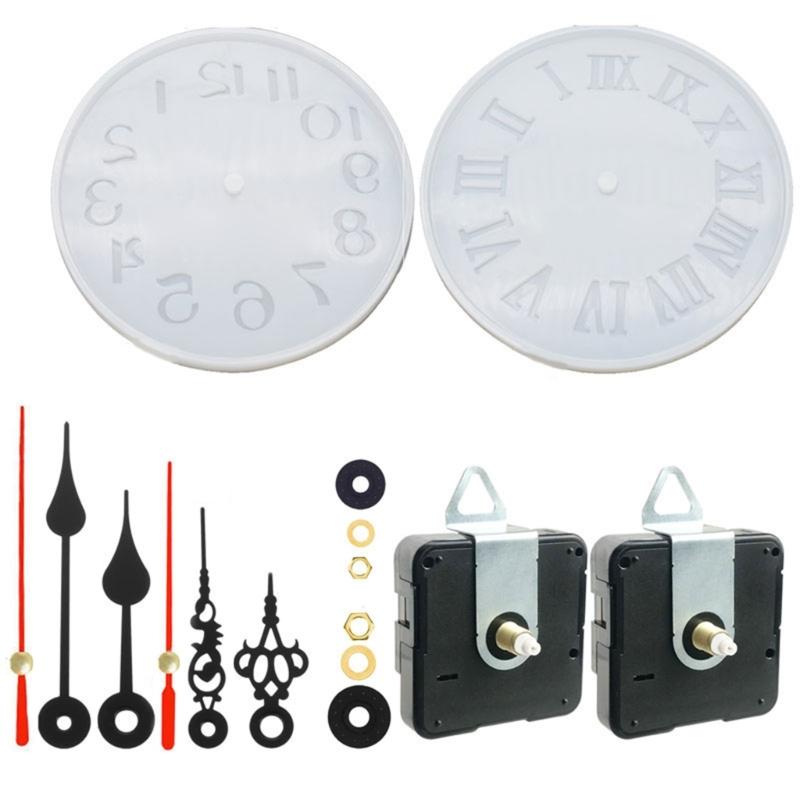 

Clock Arabic Number Clock Silicone Mold Room Hanging-Ornaments Resin Mold Kit