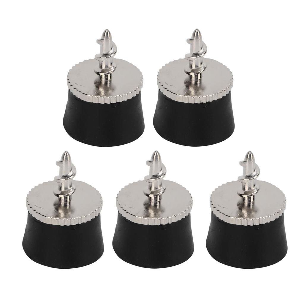 5 PCS Golf Ball Suction Cup Silicone Zinc Alloy Golf Grabber No Bending Golf Ball Picker