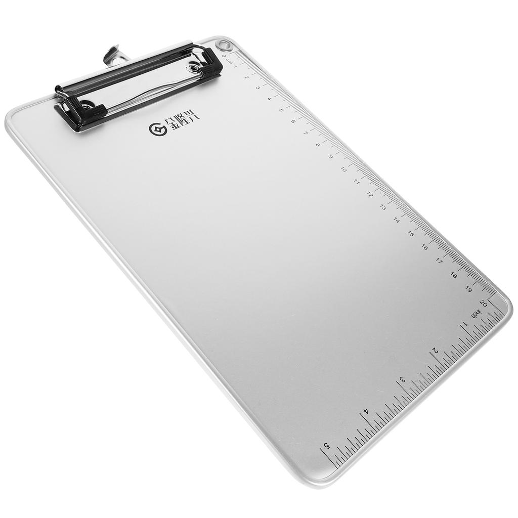 Non-Slip Splint Office Aluminum Clipboard Paper Holder Business File Clipboards High Quality Material Durable And Long Lasting