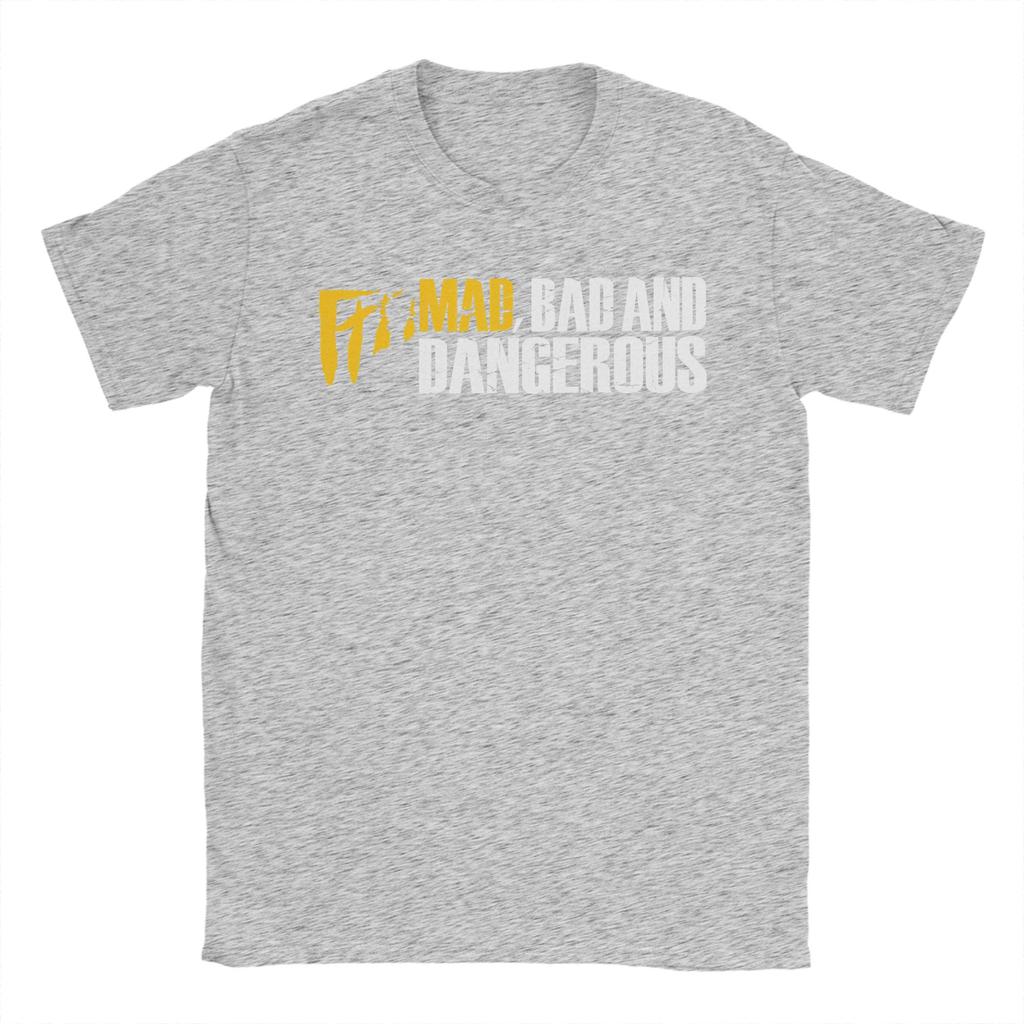 Mad Bad and Dangerous Pure Cotton T Shirt For Couple Summer Y2K Basic T Shirts O Neck Hip Hop Tees Big Size Custom DIY Tops