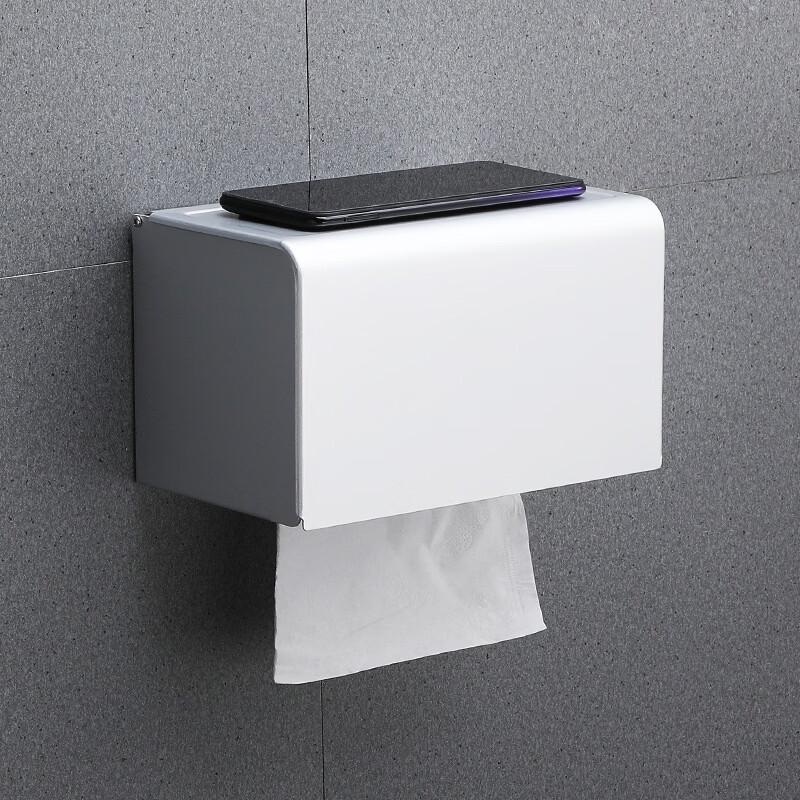 CMAOS Matte Multifunctional Bathroom Tissue Box with Hook