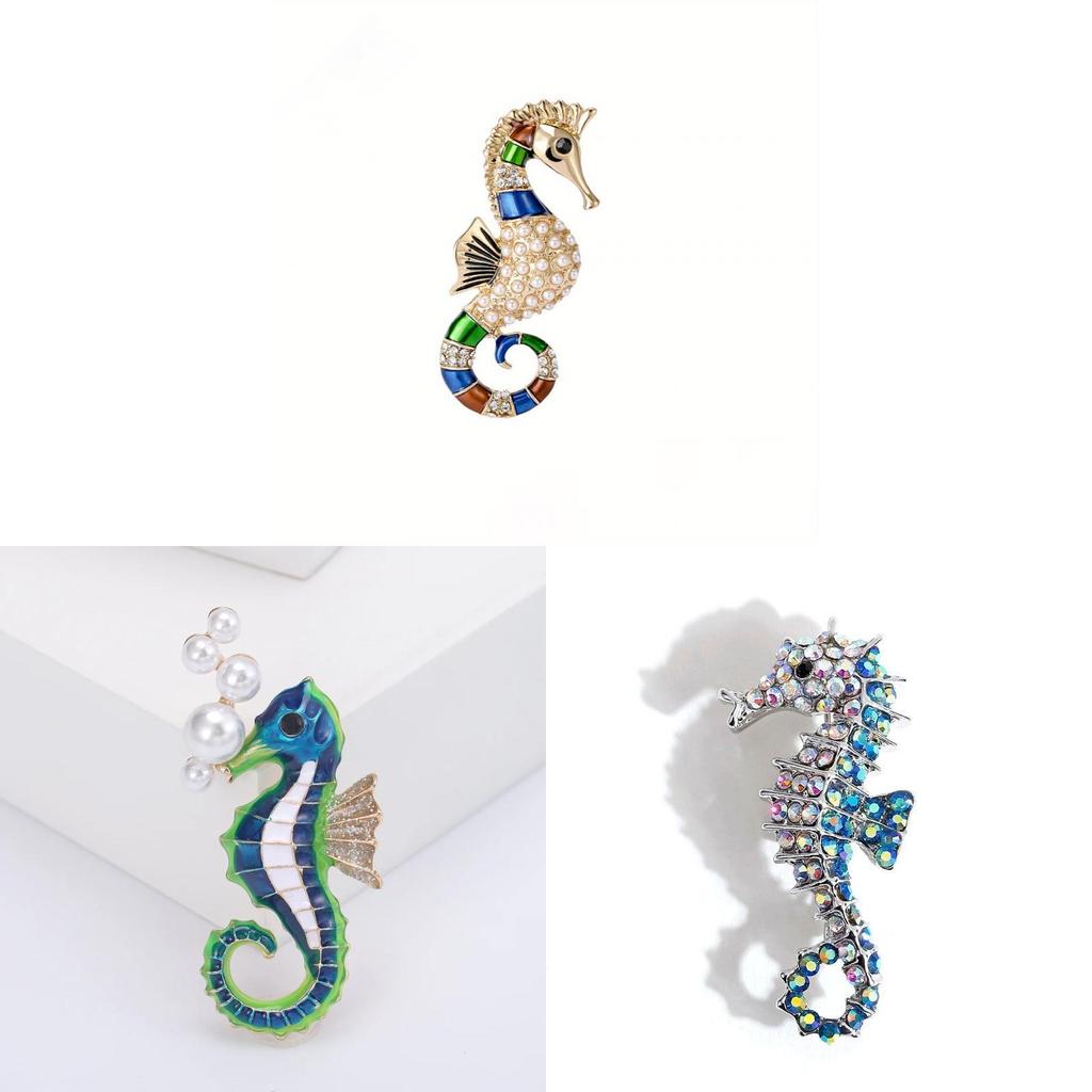 Marine Animal Brooch Pin With Alloy Material For Fashion Accessories And Daily Wear