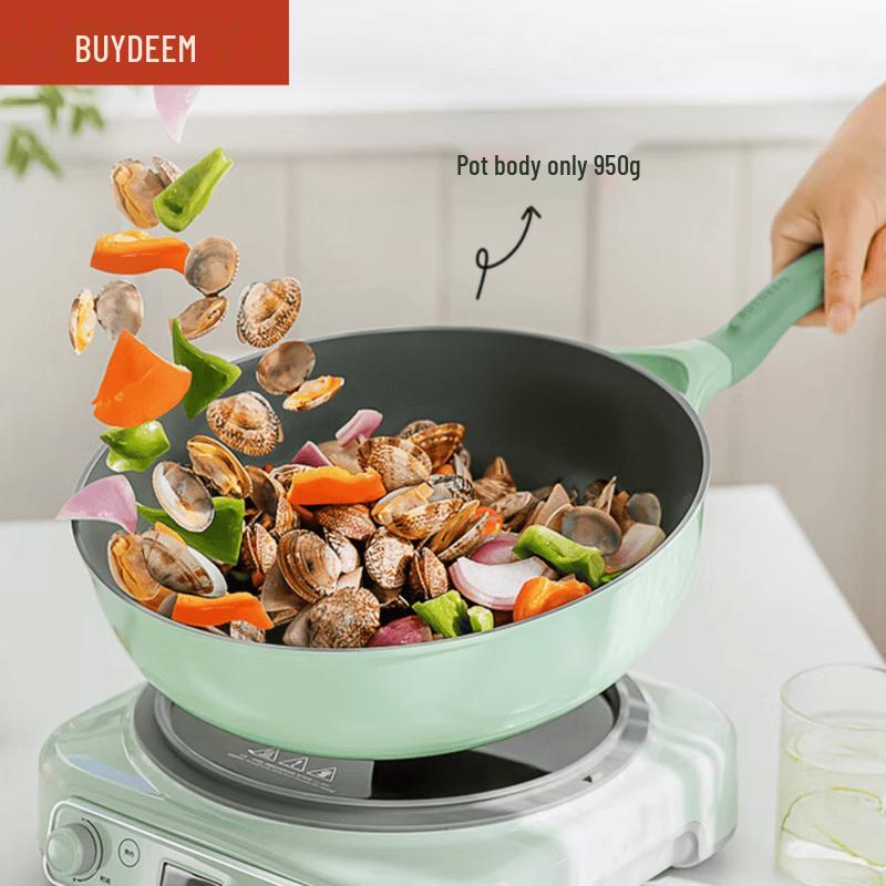 Buydeem Spring Sprout Series 30cm Frying Pan