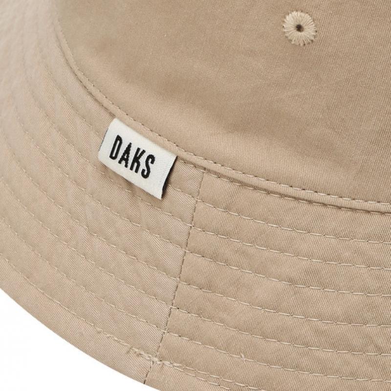DakS Women S reverSible Bucket Hat Beige Check Embroidery Dbhe4e119i2