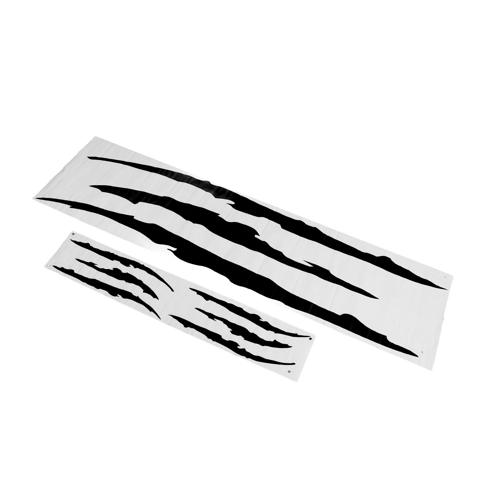 

2 шт. наклейка на капот автомобиля в стиле когтя, универсальная наклейка на капот двигателя для автомобиля, черная