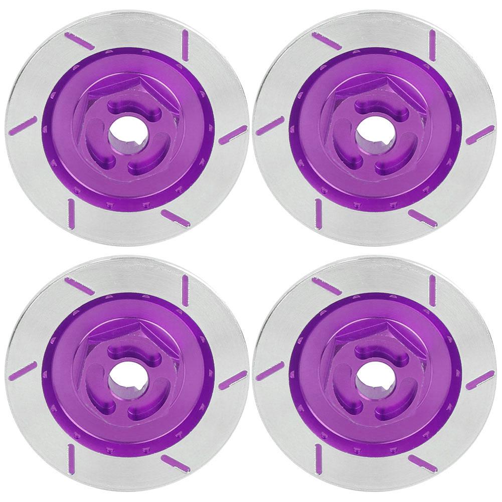 

Аксесуари та запчастини з імітацією гальмівного диска з алюмінієвого сплаву підходять для HSP 94123 1:10 RC автомобіль фіолетовий