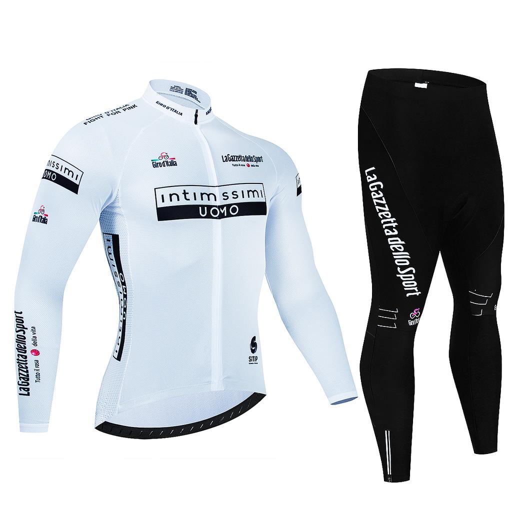 2026 Tour De Italy D'ITALIA Wielerjersey Set Premium Anti-UV Lange Mouw Downhill Wielerpak Herfst Sneldrogend Pro Race Uniform