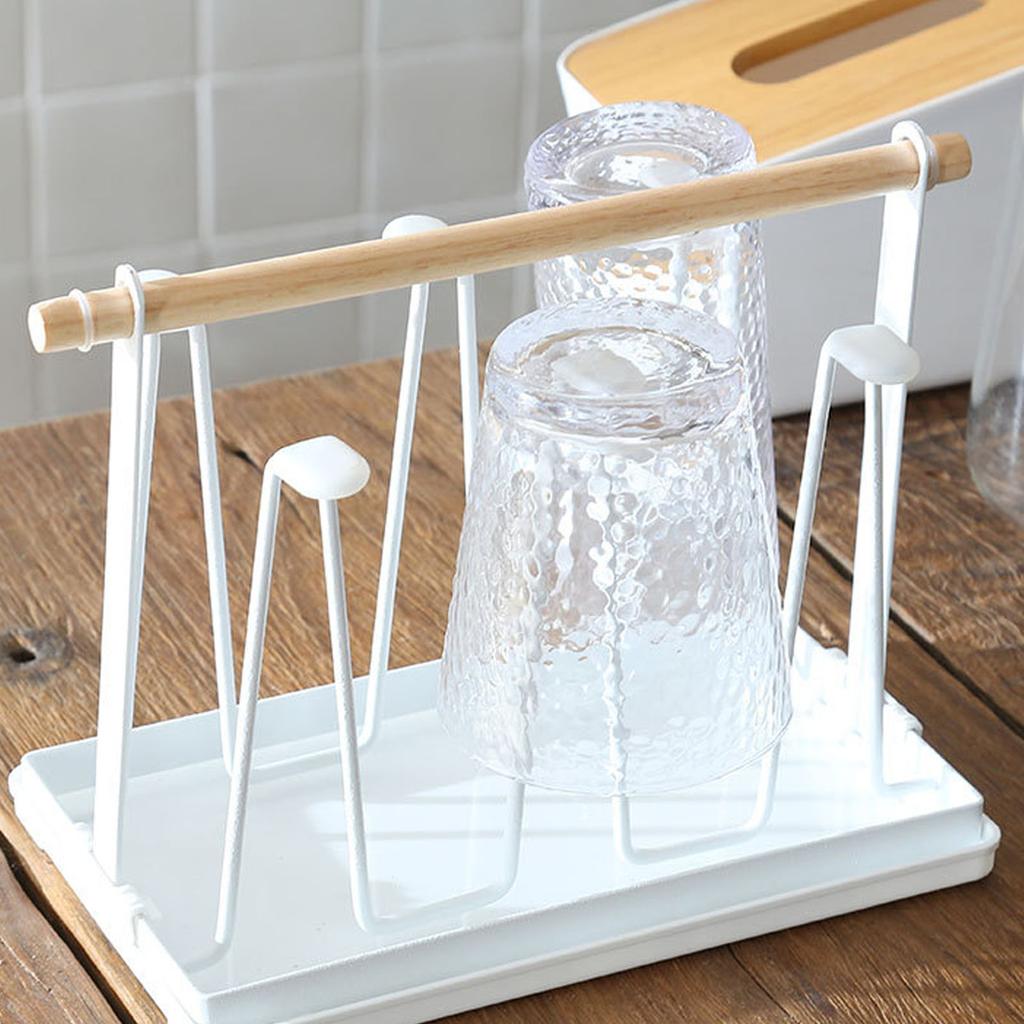 Kitchen Drain Cup Holder Portable Multifunctional Water Bottle Drying Drainer Rack for Living Room
