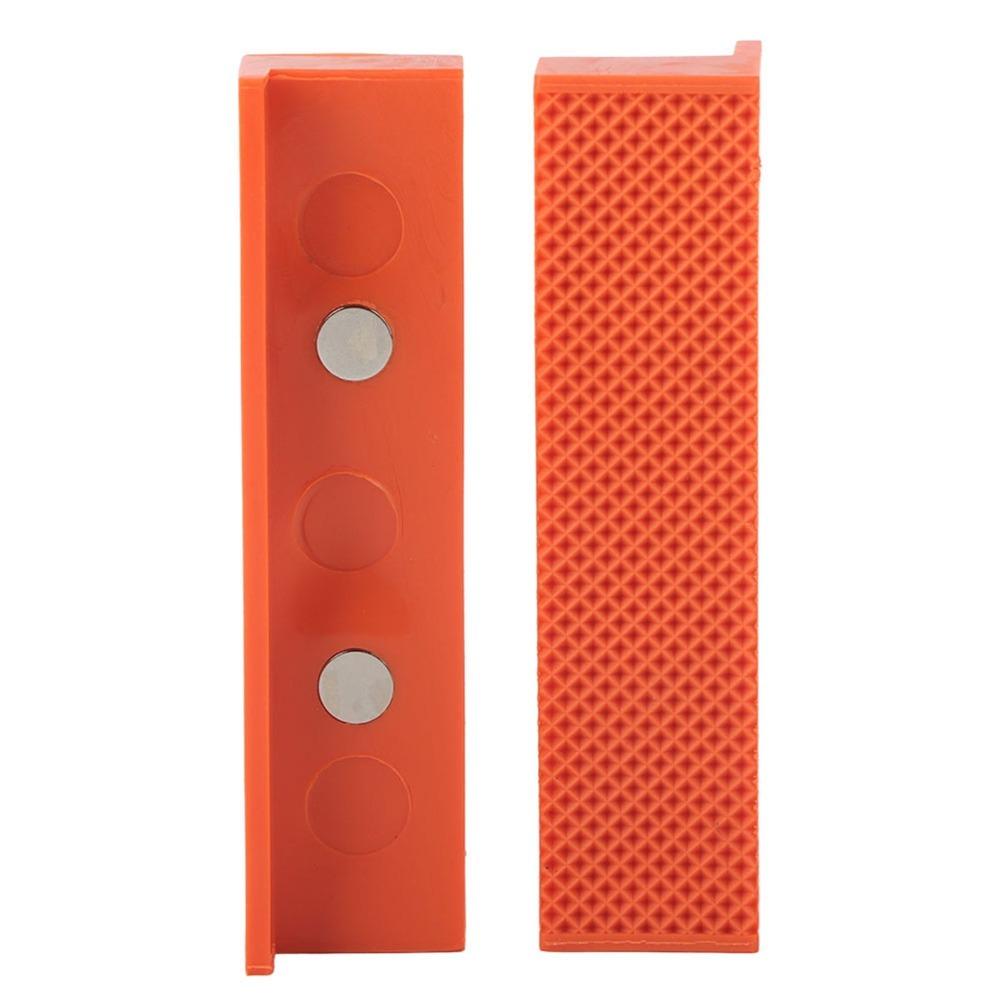2pcs Magnet Protective Jaw Pads 4.5 Inch Vise Protective Pad Magnetic Vise Jaws Jewelry Making