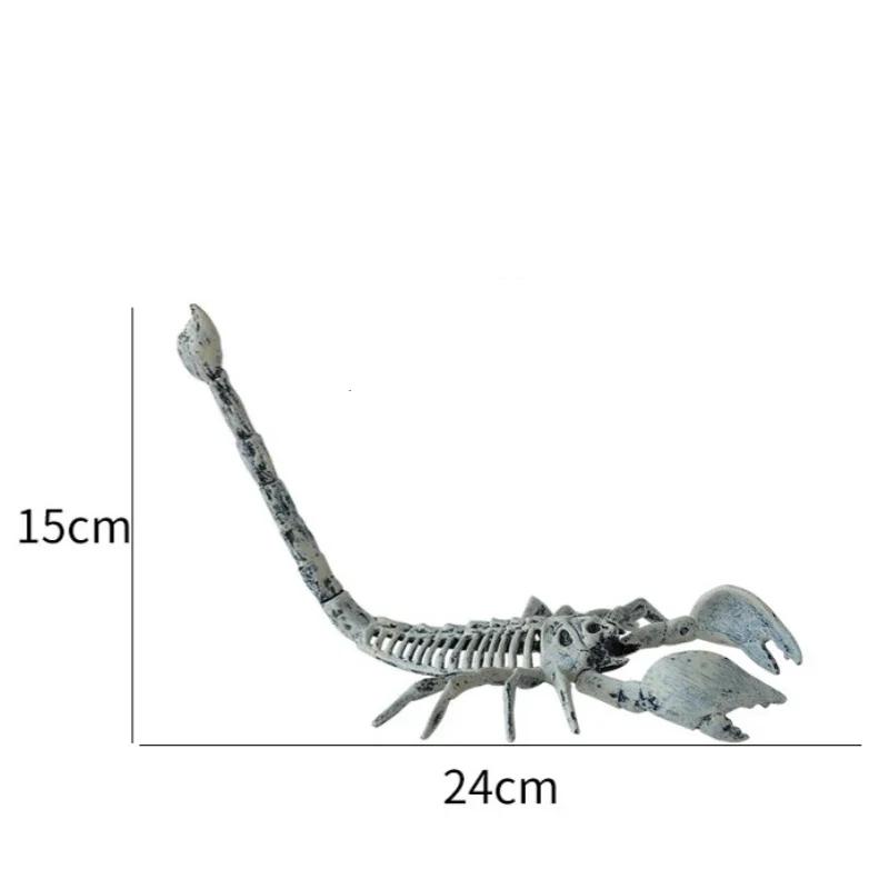 

Halloween Animal Skeleton Ornaments Garden Festival Decorations Secret Room Simulation Plastic Crow Rat Skeleton Decoration Prop