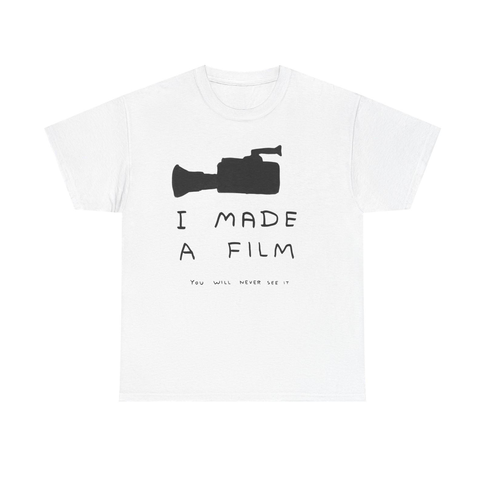 I Made A Film Funny T Shirt Graphic Unisex Heavy Cotton Tee NEW GIFT M