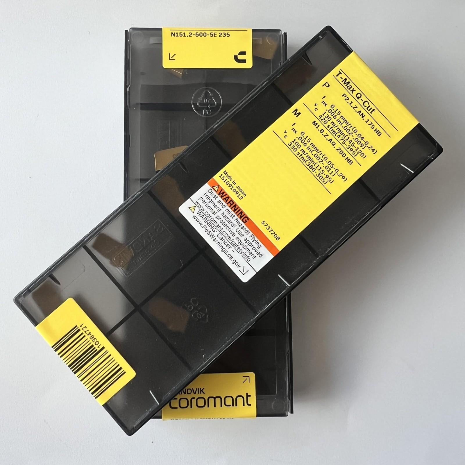 

SANDVIK / N151.2-500-5E 235 / Original Swedish hard alloy blade 10 Pcs