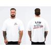 T Shirt Gym Fitness Oversized Men's 100% Cotton T-shirt Casual Round Neck Women Clothing Tops Vintage Streetwear