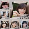 Talented Korean Beautiful Actress PPark Eunbin Cushion Cover Throw Pillow Cover Hidden Button Durable Polyester Chair Cushion