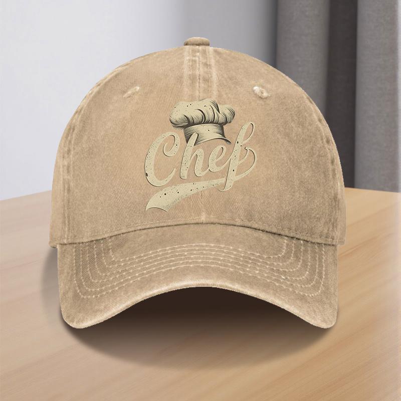 Cappello da Chef PC Compatibile per Cappello Morbido Tutte le Stagioni con Distintivo da Chef Ideale per Attività all'Aperto e Regali di Compleanno Durevole Ch