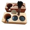 3 in 1 Wooden Coffee Tamper Station 51/53/58 MM Coffee Tamper Base Coffee Tamper Holder  Water Bar