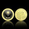 Famous auspicious bird of rare animals in the United States, bald eagle metal commemorative coin, commemorative medal