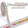 3Yards/Roll Embellishments Sparkling Rhinestone Tape Dresses Decoration Glass DIY Bag & Box Jewelry Making Parts Crystal Ribbon