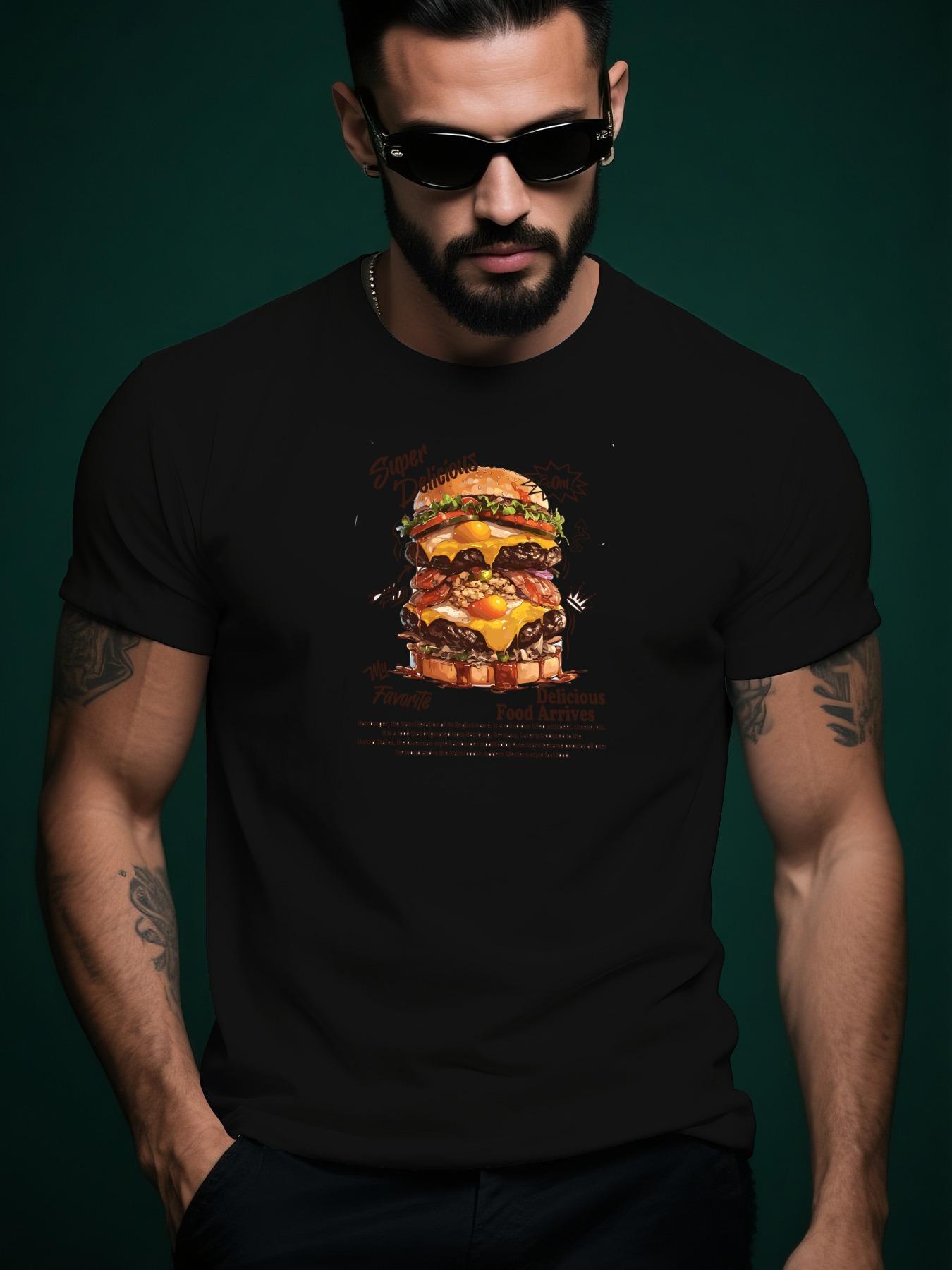 Summer Graphic Tshirt - Cotton Crew Neck XXXXL