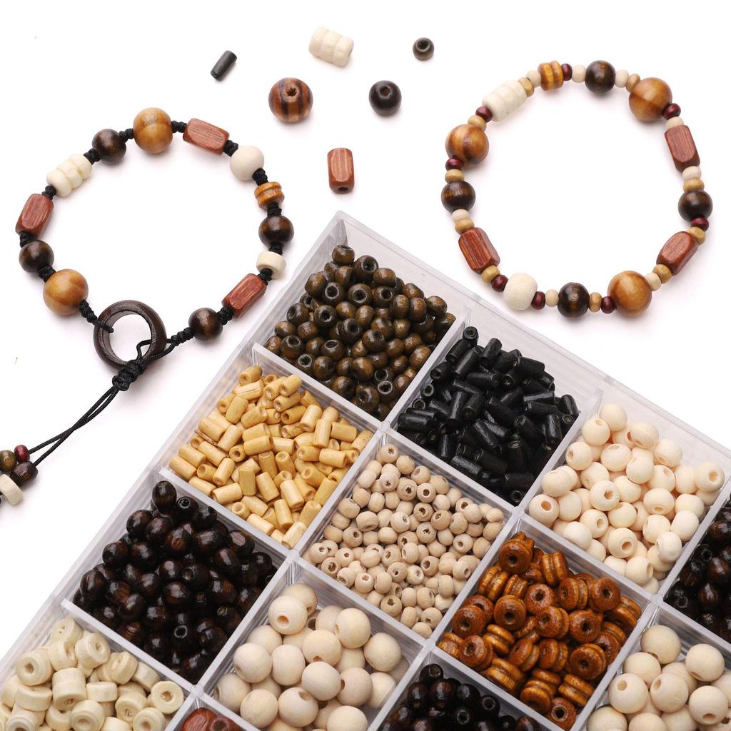Multistyle Paulownia Wood Beads for DIY Bracelets & Necklaces: Handmade Accessories & Loose Beads