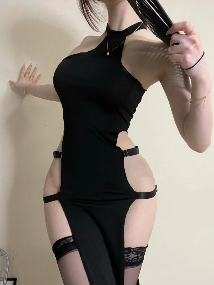 Erotic Cosplay Bunny Girl Lace Rabbit Woman Set Anime Costumes Maid Waitress Uniform Comic Show Apparel Backless Sleepwear Gowns