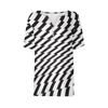 Women's T Shirt Tee Print Button Short Sleeve Daily Weekend Fashion Basic V- Neck Regular Top
