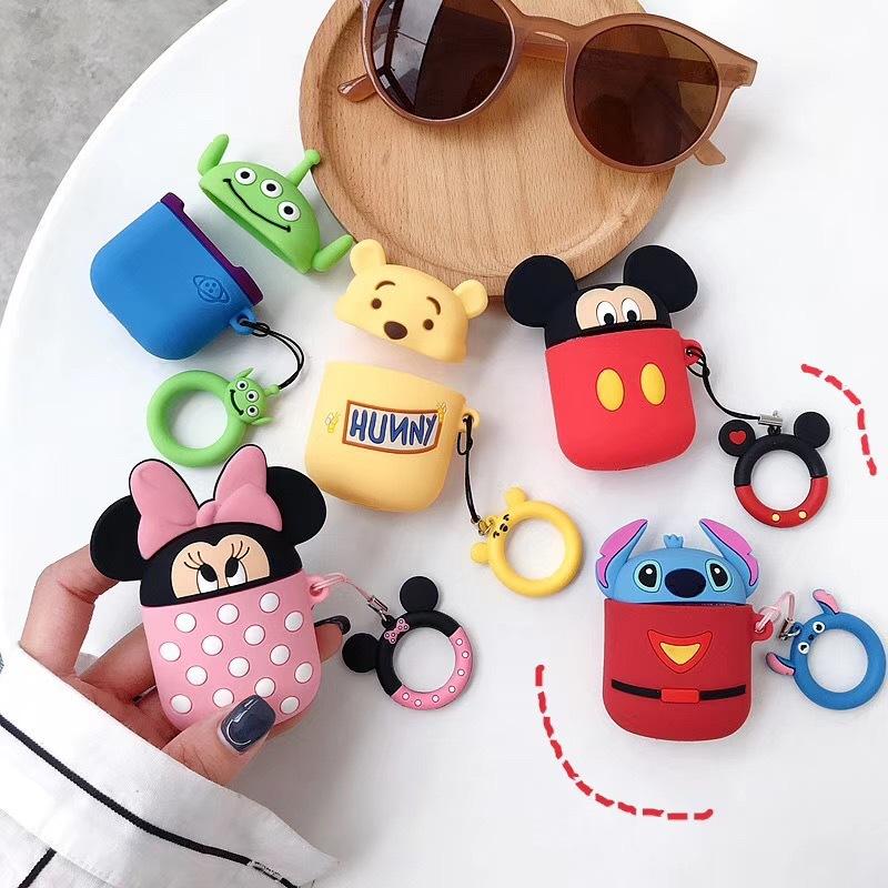 Japan and Korea Cute Cartoon Winnie AirPods Pro Protective Case 1/2 Bluetooth Wireless Headset Case 3rd Generation Soft Silicone