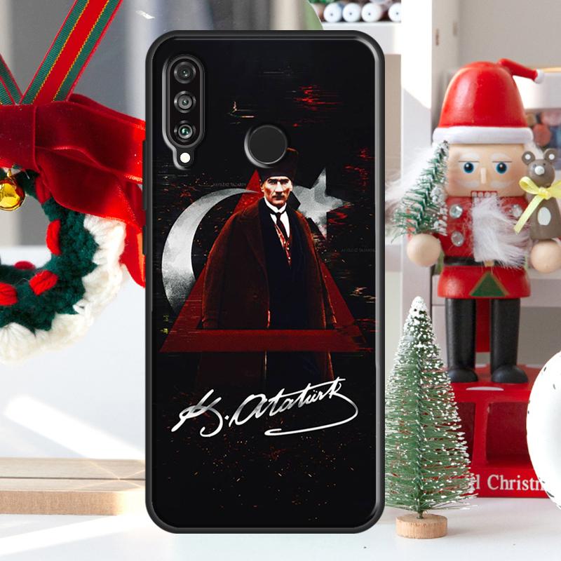 Turkey Mustafa Kemal Ataturk For Huawei Nova 7i 8i 11i 12i 12s Y73 Y70 Y90 Y60 Y72 Y61 Y91 9 10 SE P30 Pro P40 Lite Case