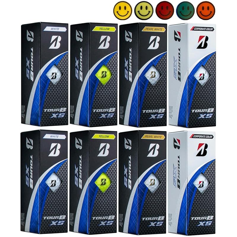 

golf ball TOUR B X XS 2024 model multi color with ball mark (XS_2 dozen)