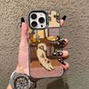 Vintage Sleepy Cat & Home Furnishings Artistic Laser Phone Case For iPhone 11 12 13 Mini Pro Max 17 16 15 14 Pro Max Plus Covers