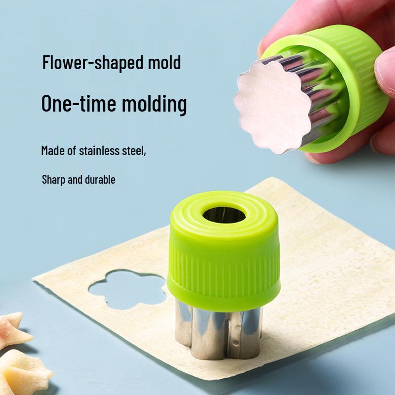 Stainless Steel Butterfly Noodle & Vegetable Cutter, Cartoon Cookie Mold