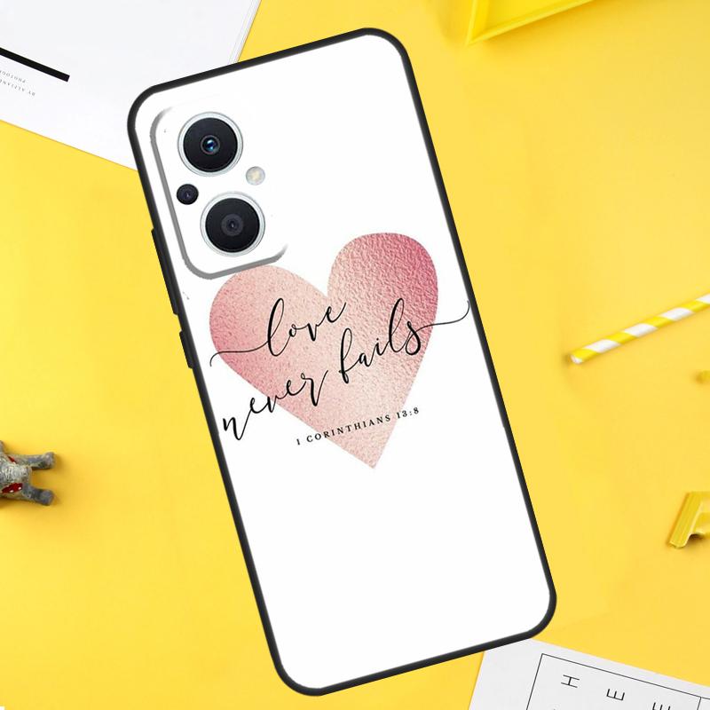 Christian Scripture For OPPO Reno 7 8 Lite 8T 14F 13F 11F 12F 10 11 12 13 14 Pro OPPO Find X5 X6 X8 X9 Pro Case