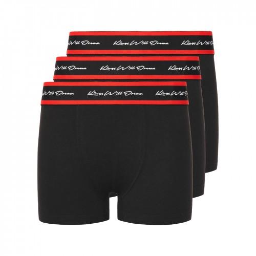 Kings Will Dream Boys Scriptband Boxer Shorts (Pack of 3)