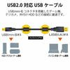 ELECOM USB Cable [miniB] USB2.0 (USB A male to miniB male) with ferrite core 3m black U2C-MF30BK