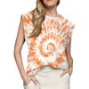Women's Cap Sleeve Top Summer Printed Tank Top Basic T-Shirt Casual Loose