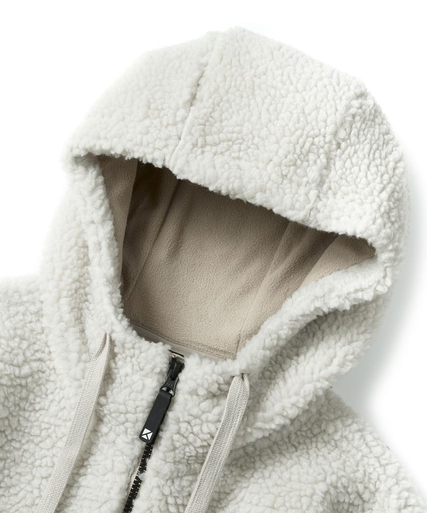 Kulte 212 Boa Hooded Fleece Ivory