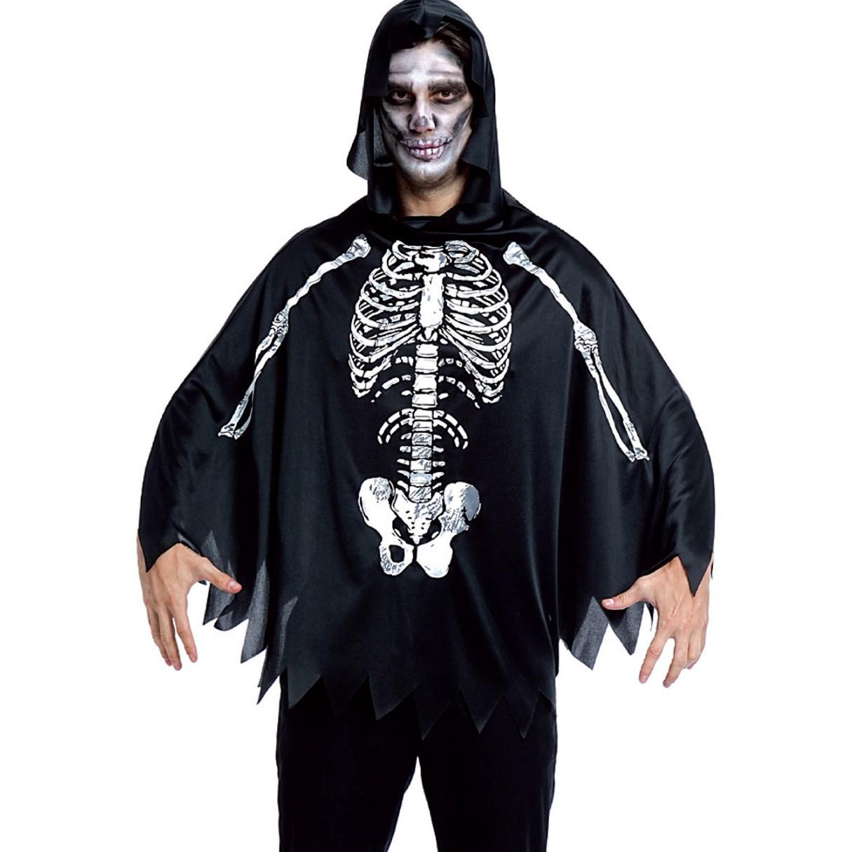 

Skeleton Festival Halloween Spider Cape Vampire Cosplay Shawl for Stage Performance Party Outfit