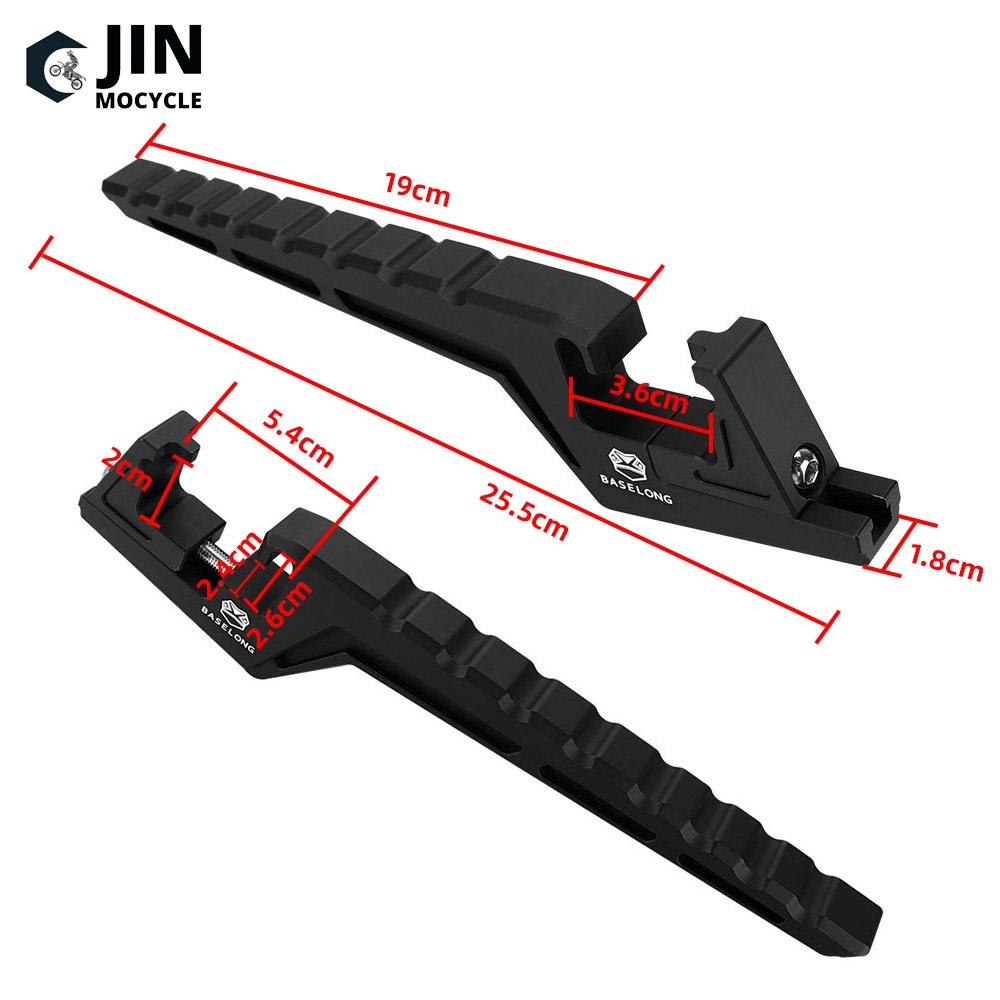 For 125 200 250 350 380 400 450 520 525 530 EXC MXC Adjustable Passenger Foot Peg Extensions Footpegs Extended Motocross Parts