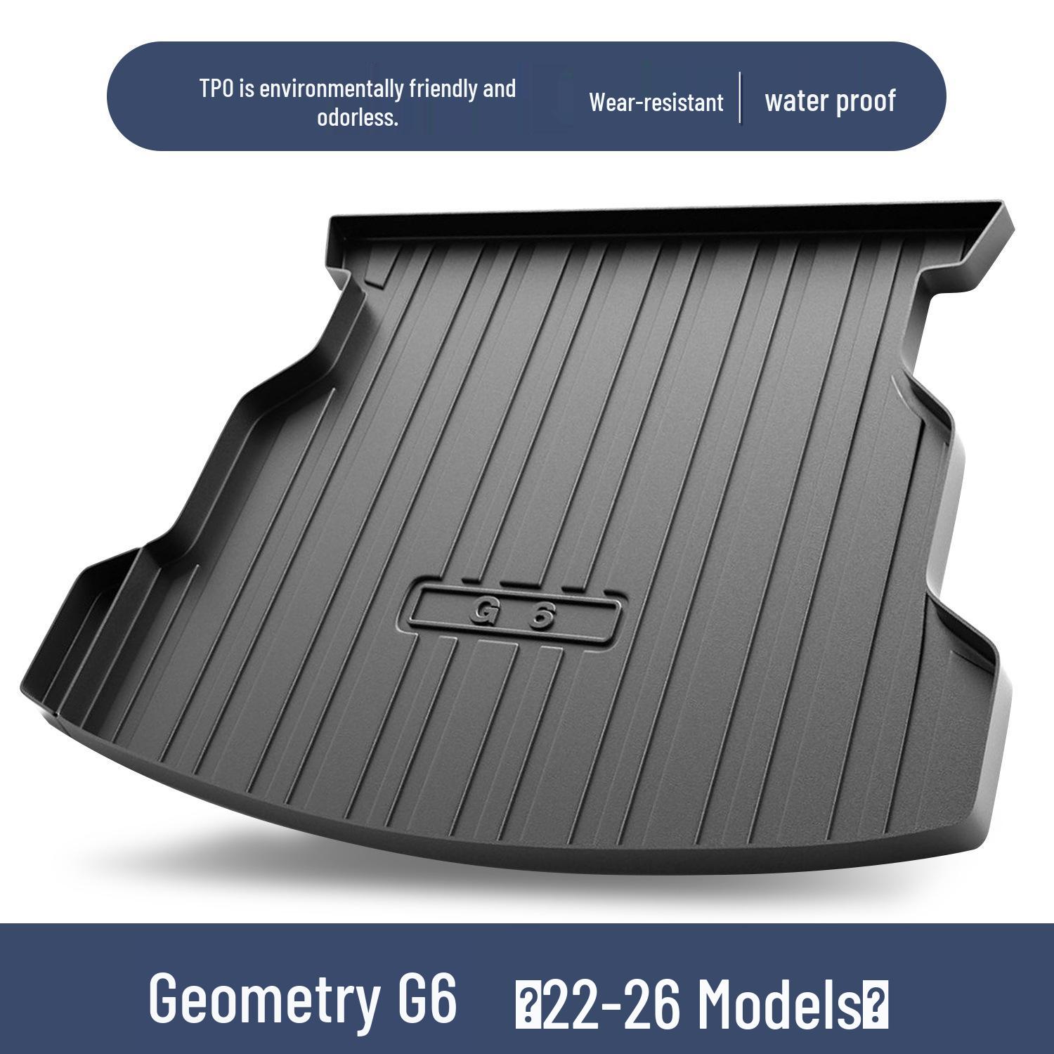 

Geometry G6 TPE Waterproof Trunk Mat for Car Interior Decoration and Modification 100x90 cm