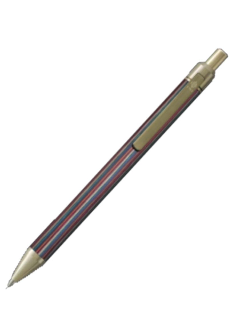 

IWI Mechanical Pencil Fusion Color Wood Brass 0.5 7S135-CBR-PP латунний
