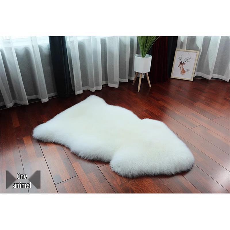 

Australian Pure Wool Sheepskin Non-slip Winter Sofa Cushion - Thickened European Chaise Lounge Seatpad Custom Size [4-seat+6-seat+8-seat]