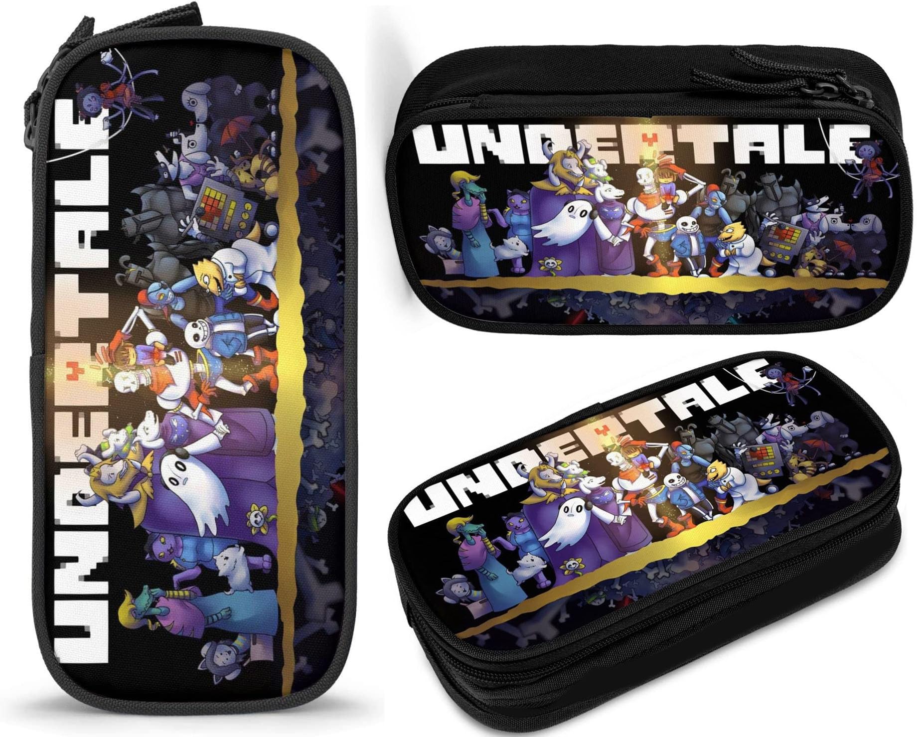 

Undertale Pencil Pencil Cosmetic Pouch Pencil Stationery Large Elementary Pencil Birthday Moe Case, Case, [Unofficial] Case, Storage, Lightweight,