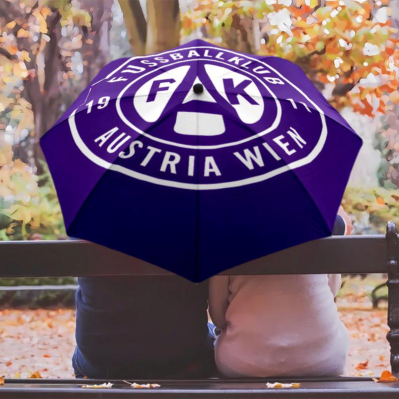 Football Team Umbrella with Automatic Open/Close & Self-8-Rib Heavy-Duty Umbrella, Compact Travel Umbrella Suitable for Outdoor