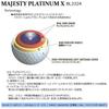 Majesty golf PLATINUM pearl 1 dozen 4-piece balls, X, BL3324, white, (12 balls)